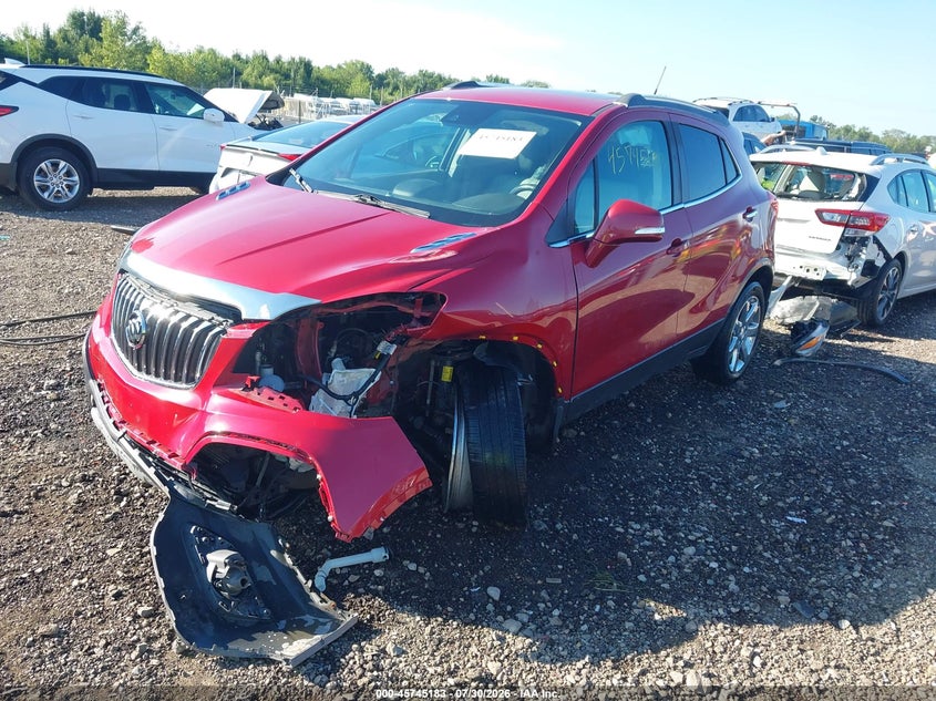 Vin: kl4cjhsb1eb738760, lot: 46243887, buick encore premium 20142