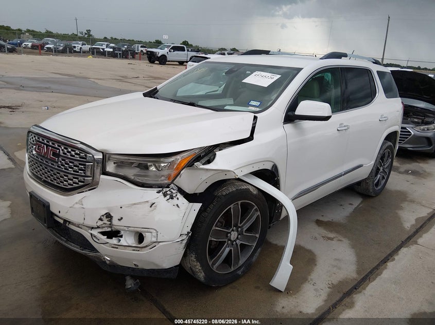 Vin: 1gkknpls9jz172819, lot: 46243924, gmc acadia denali 20182