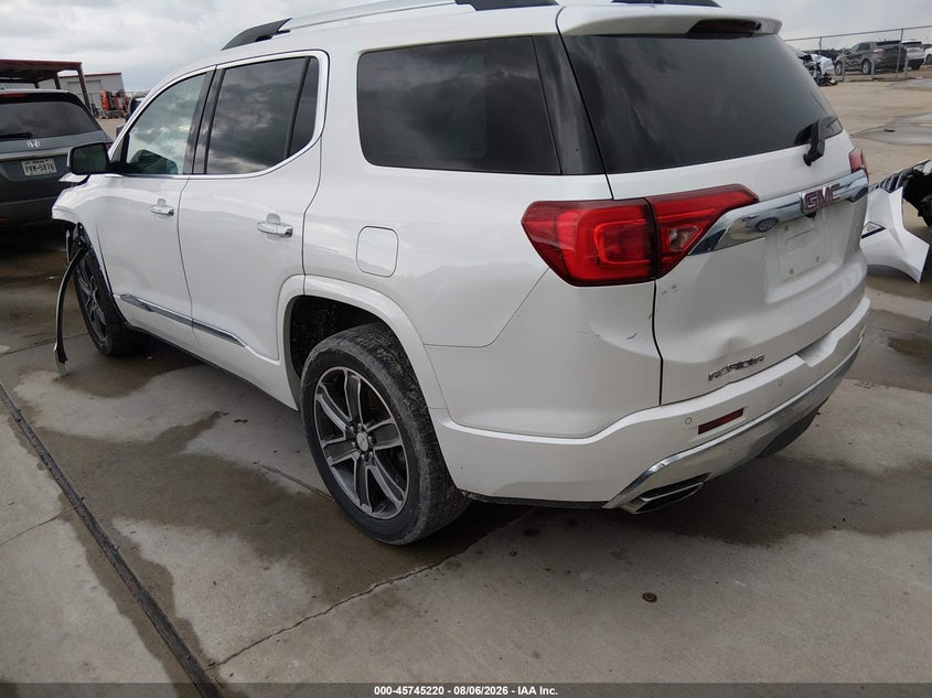 Vin: 1gkknpls9jz172819, lot: 46243924, gmc acadia denali 20183