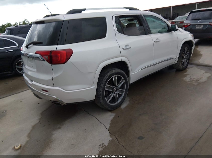 Vin: 1gkknpls9jz172819, lot: 46243924, gmc acadia denali 20184