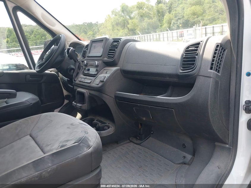Vin: 3c6lrvdg8se507544, lot: 46243928, ram promaster 2500 tradesman high roof 159 wb w/pass seat 2025 img_1