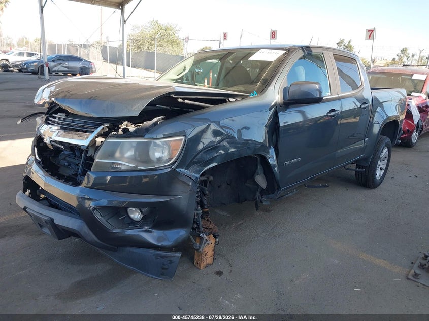 Vin: 1gcgscen2h1155413, lot: 46243942, chevrolet colorado 2wd lt 20172