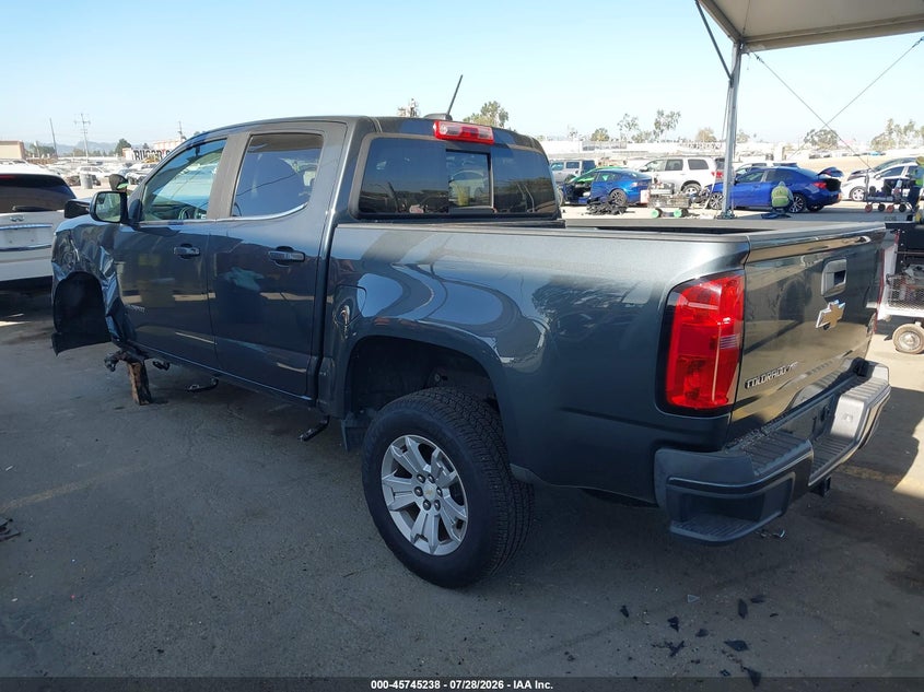 Vin: 1gcgscen2h1155413, lot: 46243942, chevrolet colorado 2wd lt 20173