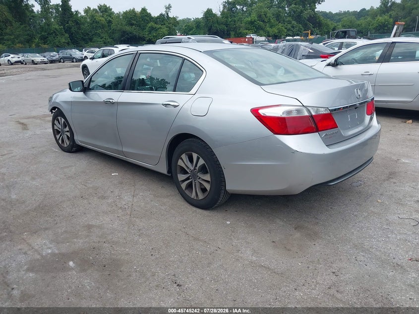 Vin: 1hgcr2f35ea018867, lot: 46243946, honda accord lx 20143