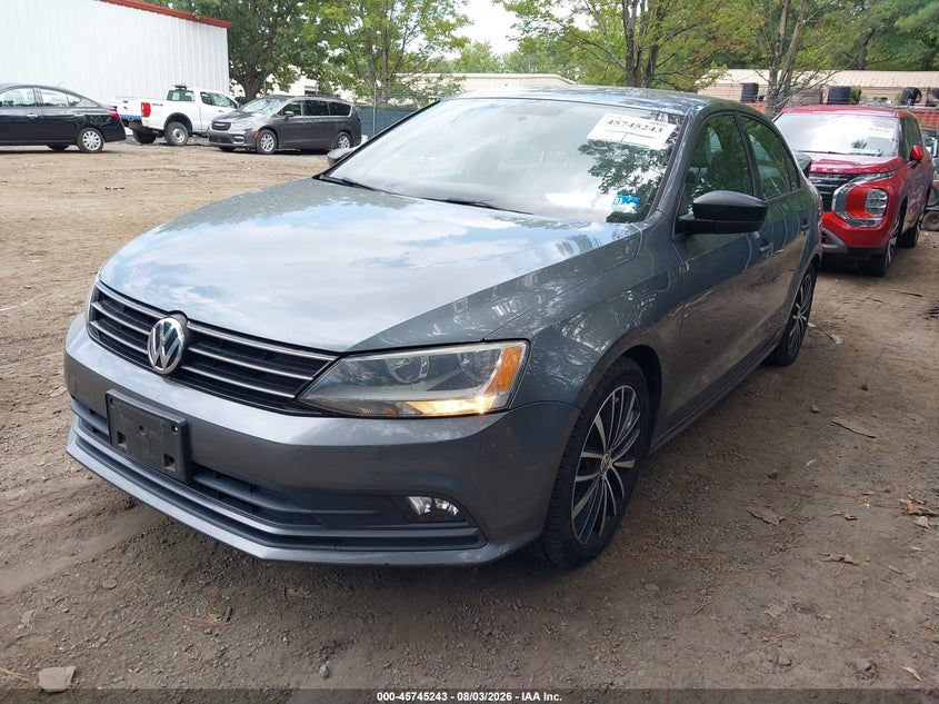 Vin: 3vwd17aj5fm215990, lot: 46243947, volkswagen jetta 1.8t sport 20152