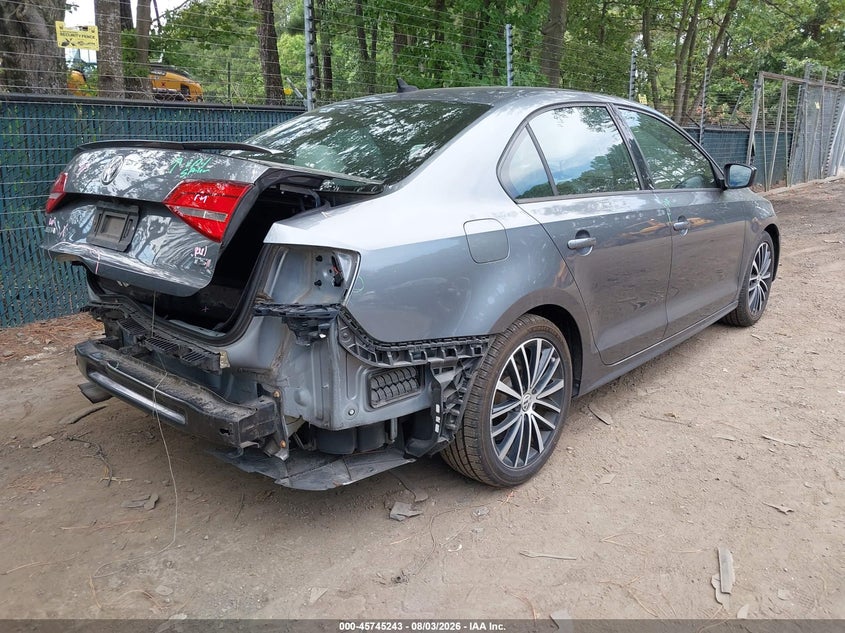 Vin: 3vwd17aj5fm215990, lot: 46243947, volkswagen jetta 1.8t sport 20154