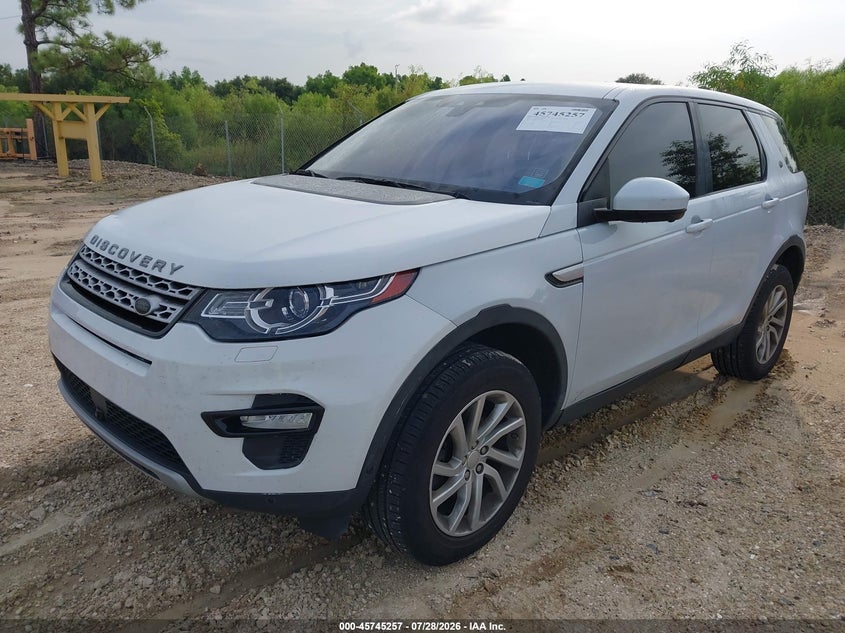 Vin: salcr2rx8jh769601, lot: 46243960, land rover discovery sport hse 20182