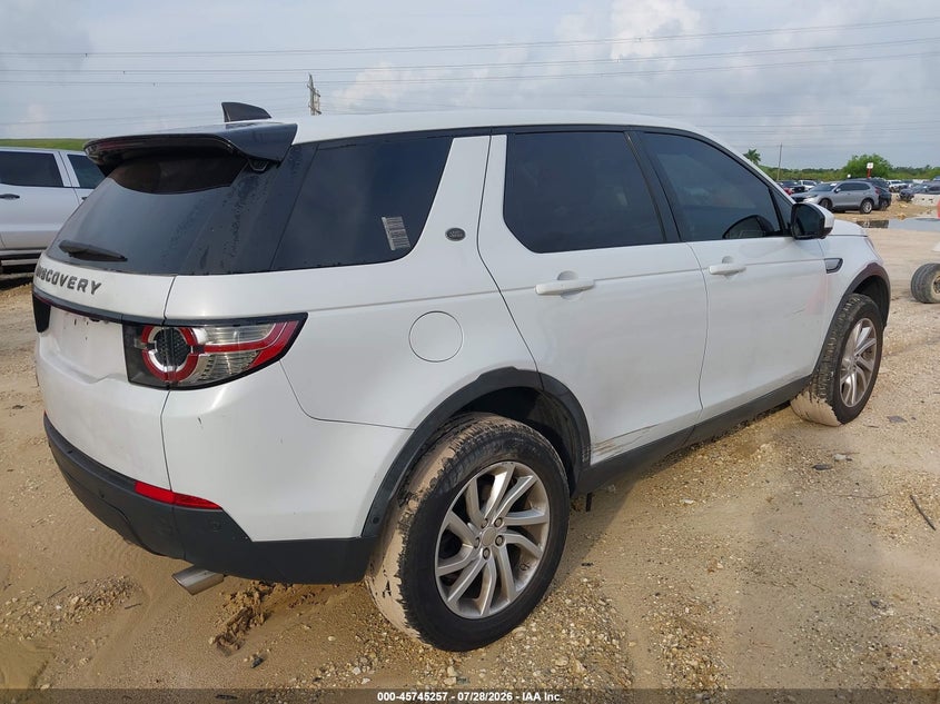 Vin: salcr2rx8jh769601, lot: 46243960, land rover discovery sport hse 20184