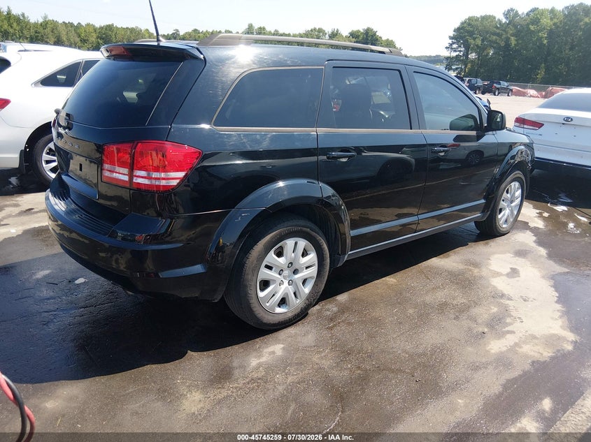 Vin: 3c4pdcab5lt250698, lot: 46243963, dodge journey se value 20204
