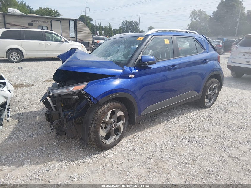 Vin: kmhrc8a32nu203053, lot: 46243966, hyundai venue limited 20222