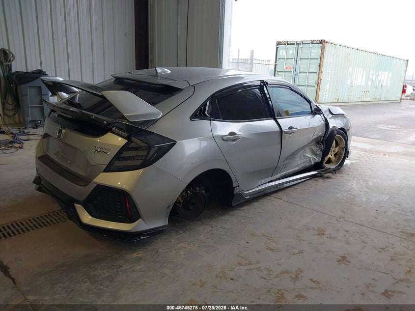 Vin: shhfk7h93ju214076, lot: 46243979, honda civic sport touring 20184