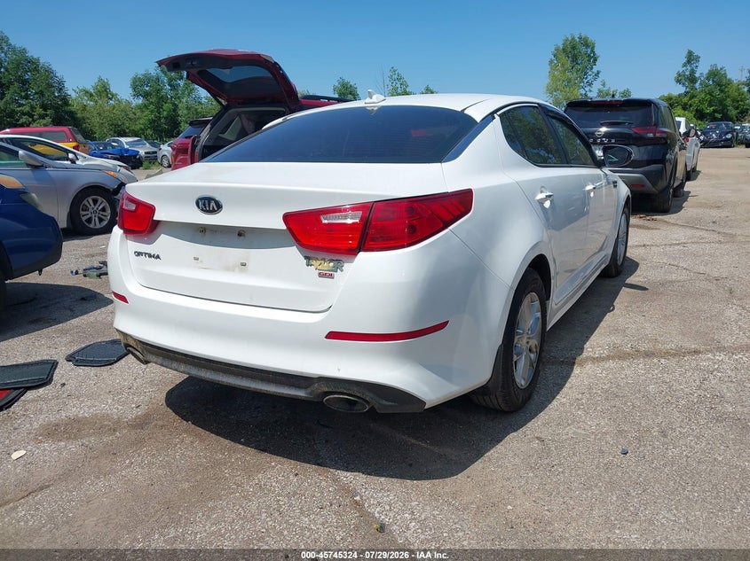 Vin: 5xxgm4a70fg417423, lot: 46244028, kia optima lx 20154