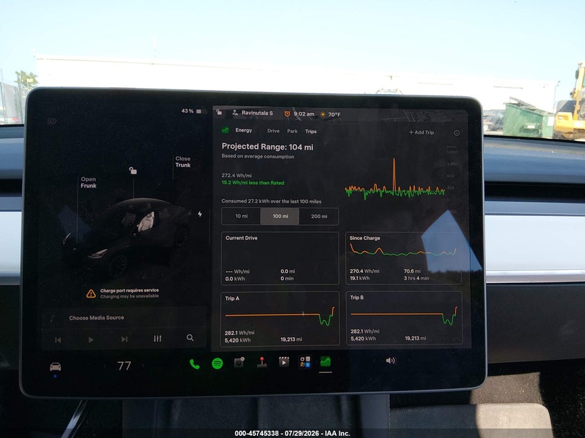 2023 TESLA MODEL Y auction photo 7