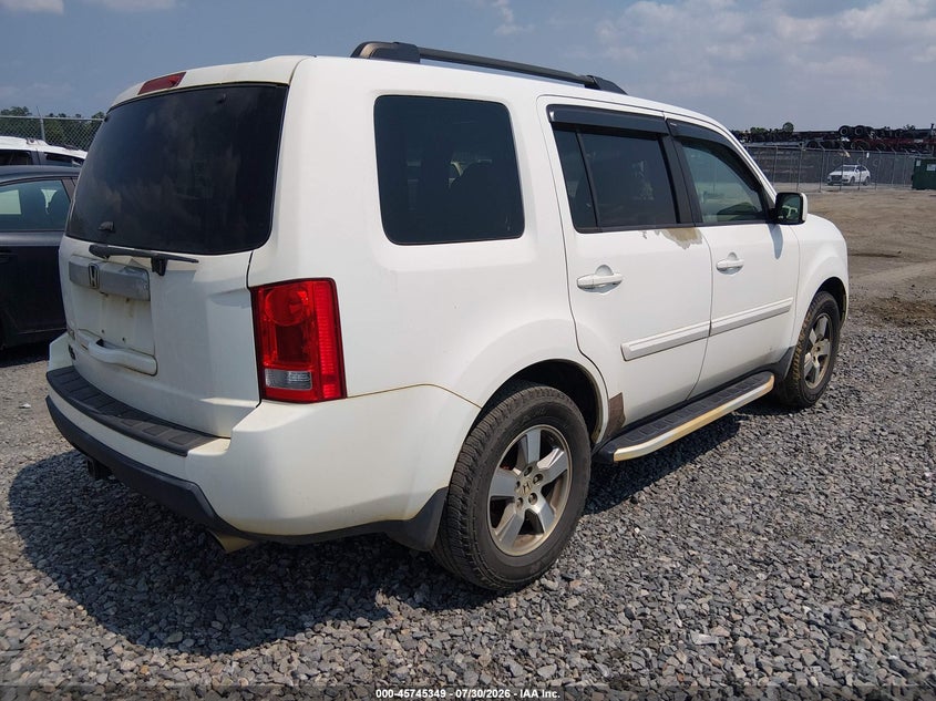 Vin: 5fnyf3h58ab005386, lot: 46244053, honda pilot ex-l 20104