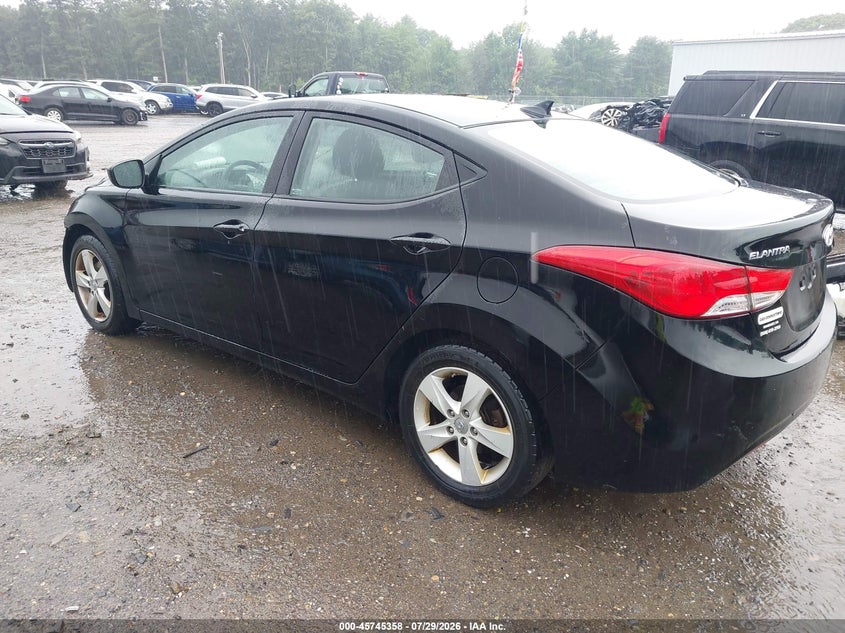 Vin: kmhdh4ae8du997433, lot: 46244062, hyundai elantra gls 20133