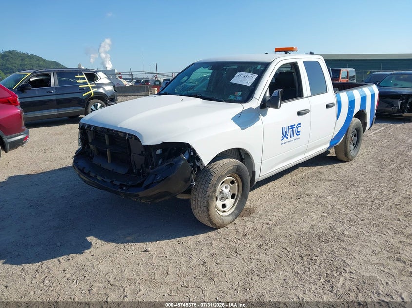 Vin: 1c6rr6fg5ms534701, lot: 46244078, ram 1500 classic tradesman  4x2 6'4 box 20212