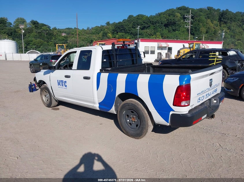Vin: 1c6rr6fg5ms534701, lot: 46244078, ram 1500 classic tradesman  4x2 6'4 box 20213