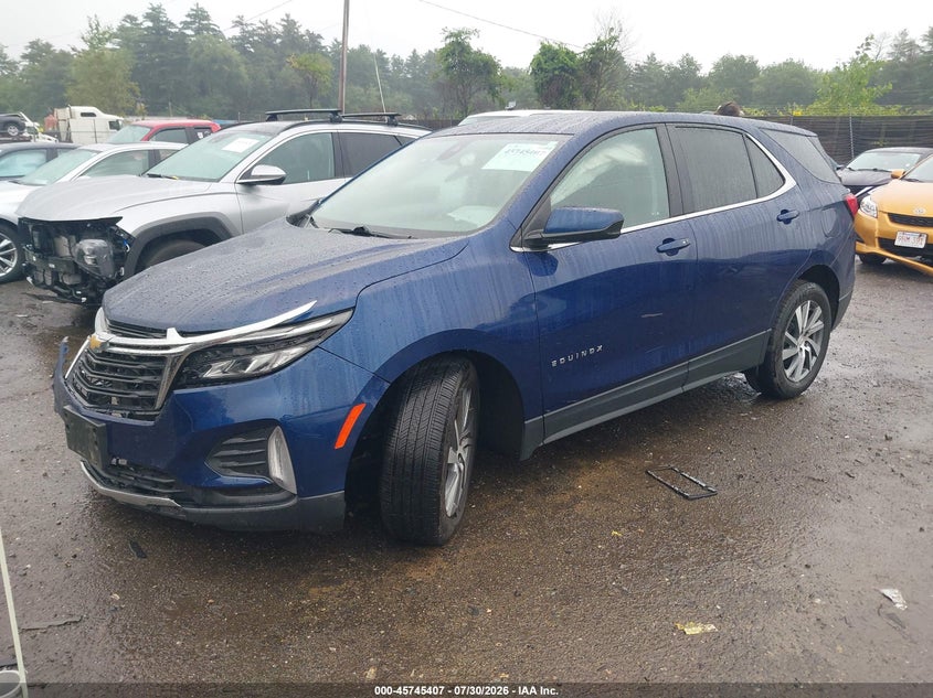 Vin: 3gnaxuev5nl308438, lot: 46244111, chevrolet equinox awd lt 20222