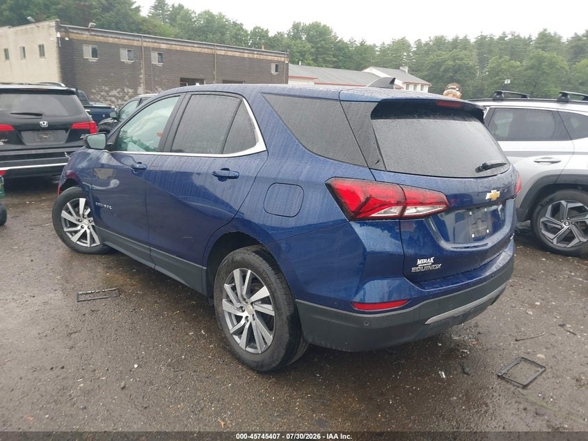 Vin: 3gnaxuev5nl308438, lot: 46244111, chevrolet equinox awd lt 20223