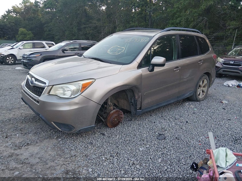 Vin: jf2sjadc4fh414524, lot: 46244116, subaru forester 2.5i premium 20152