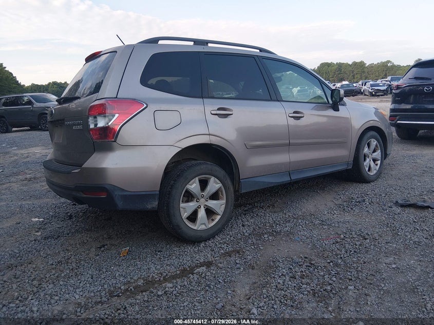 Vin: jf2sjadc4fh414524, lot: 46244116, subaru forester 2.5i premium 20154