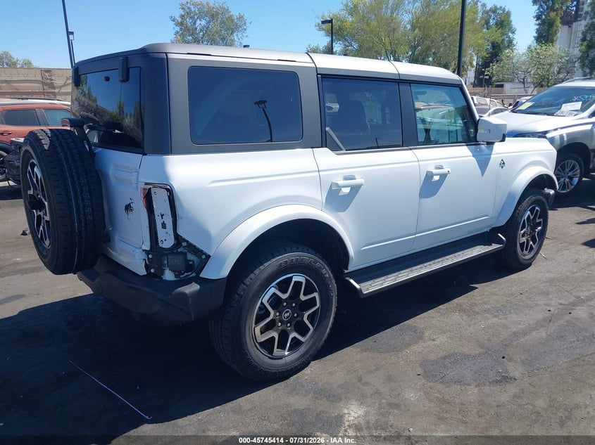 Vin: 1fmde8bh2slb29195, lot: 46244118, ford bronco outer banks 20254