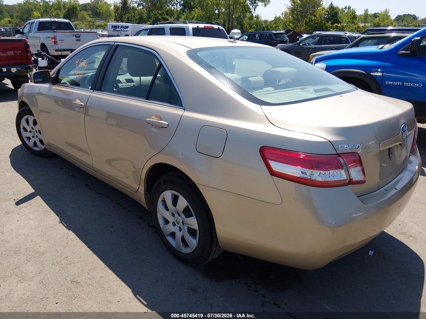 Vin: 4t4bf3ek4ar007483, lot: 46244123, toyota camry le 20103