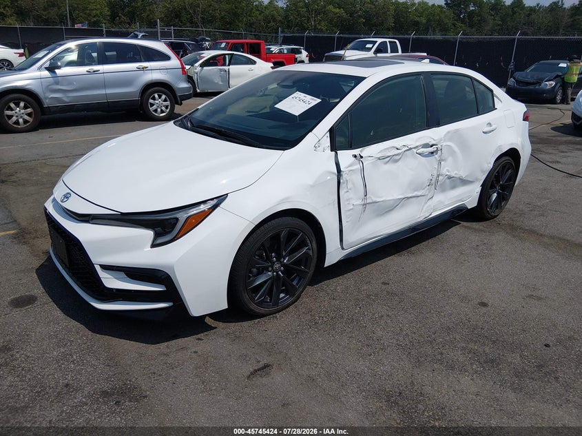 Vin: jtdt4mce3pj103093, lot: 46244128, toyota corolla xse 20232