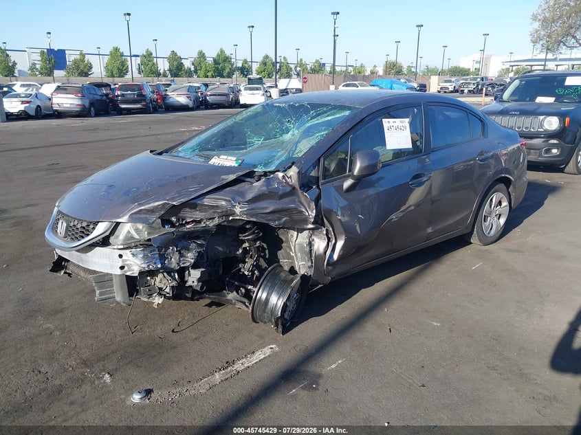 2013 HONDA CIVIC SEDAN 1.8L I-4 VVT, 140HP