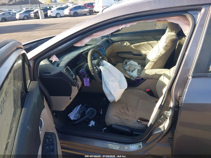 2013 HONDA CIVIC SEDAN 1.8L I-4 VVT, 140HP