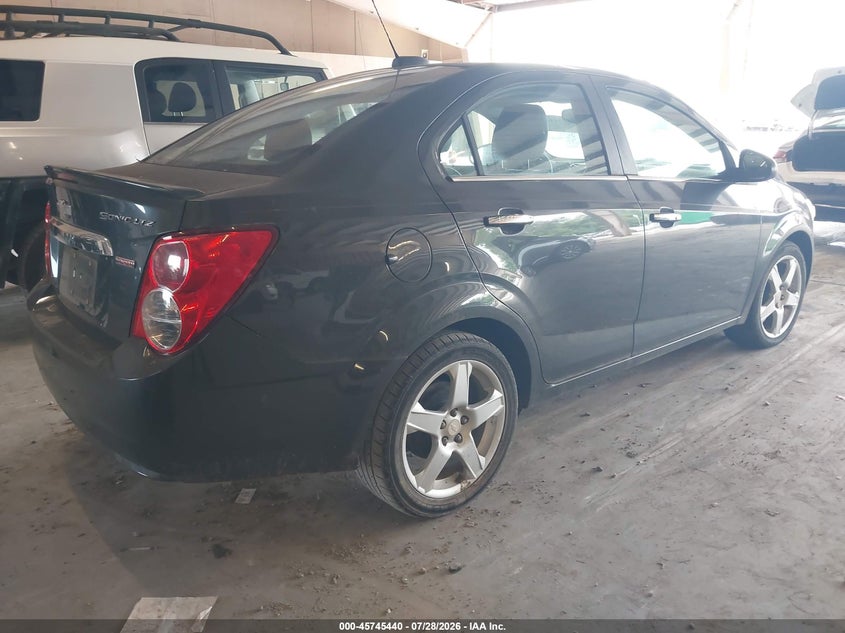 Vin: 1g1je5sb7f4145080, lot: 46244144, chevrolet sonic ltz auto 20154