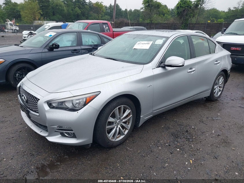 Vin: jn1cv7ar1gm250079, lot: 46244150, infiniti q50 2.0t premium 20162