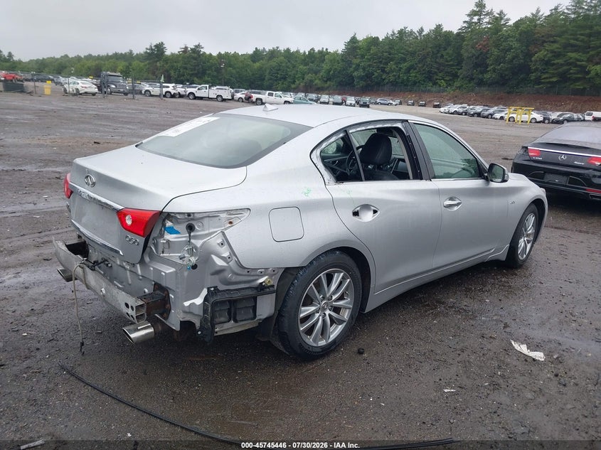 Vin: jn1cv7ar1gm250079, lot: 46244150, infiniti q50 2.0t premium 20164