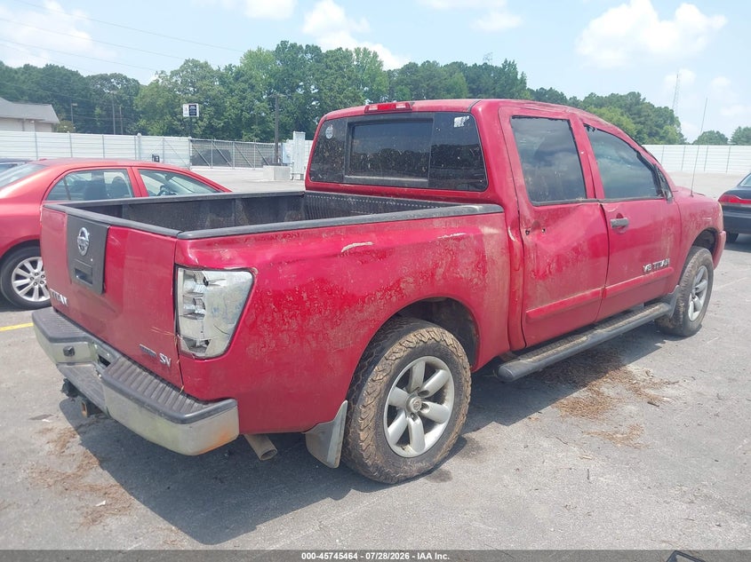 Vin: 1n6ba0ek7bn310584, lot: 46244168, nissan titan sv 20114
