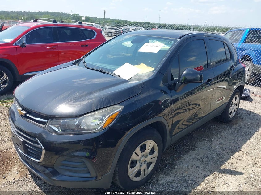 Vin: 3gncjksb8jl245984, lot: 46244171, chevrolet trax ls 20182