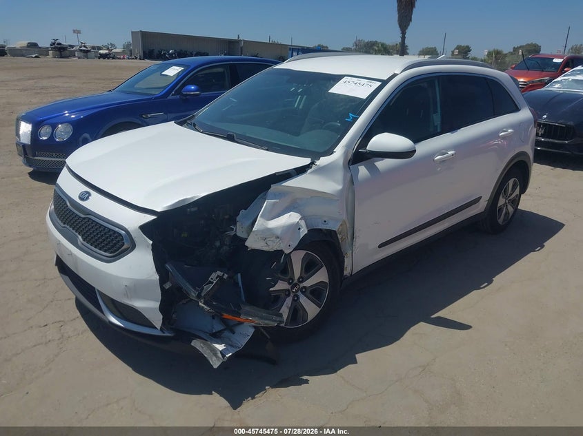 Vin: kndcb3lc1k5348961, lot: 46244179, kia niro lx 20192
