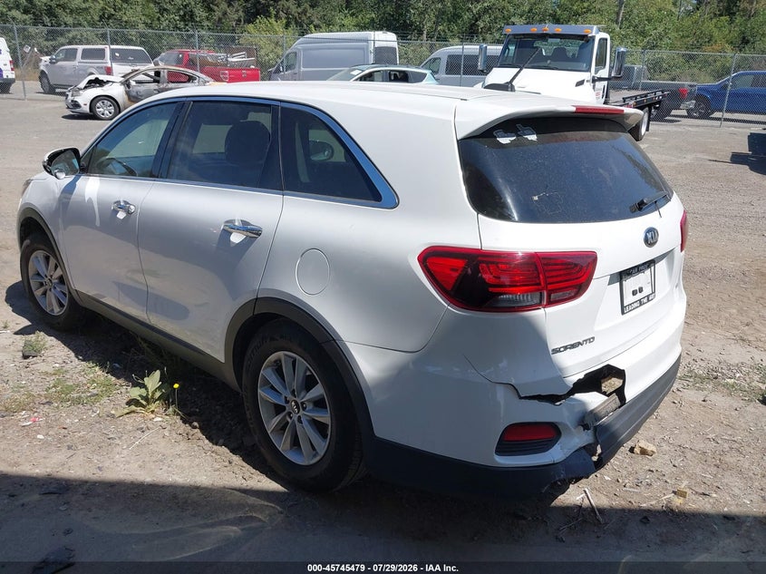 Vin: 5xypg4a57lg668372, lot: 46244183, kia sorento 3.3l lx 20203