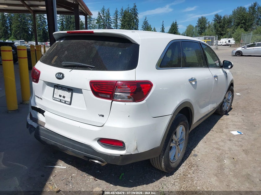 Vin: 5xypg4a57lg668372, lot: 46244183, kia sorento 3.3l lx 20204
