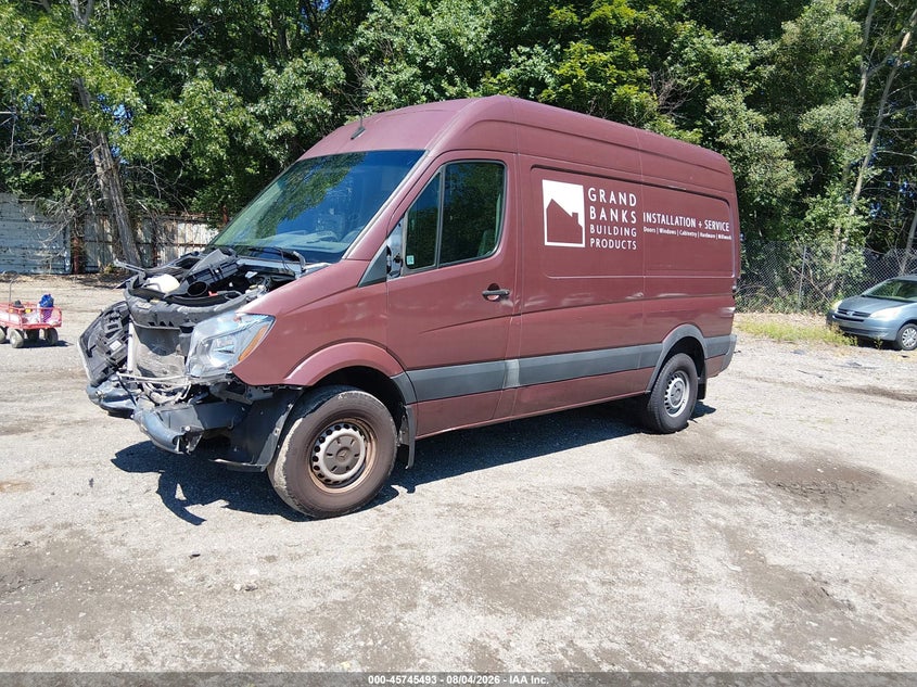 Vin: wd3pe7cd2jp647381, lot: 46244197, mercedes-benz sprinter 2500 standard roof v6 20182