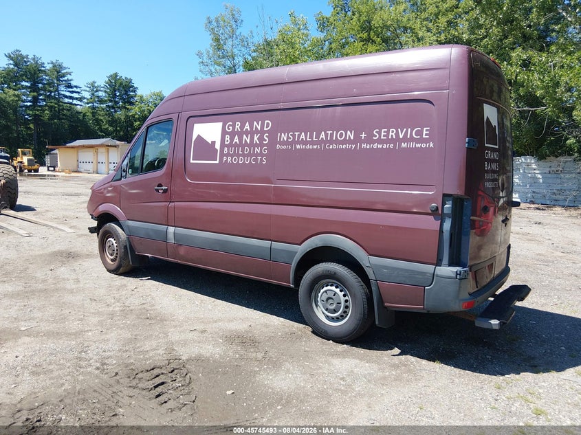 Vin: wd3pe7cd2jp647381, lot: 46244197, mercedes-benz sprinter 2500 standard roof v6 20183