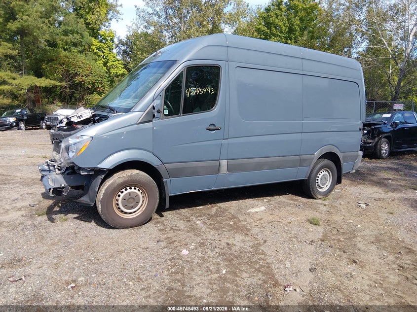 Vin: wd3pe7cd2jp647381, lot: 46244197, mercedes-benz sprinter 2500 standard roof v6 20182
