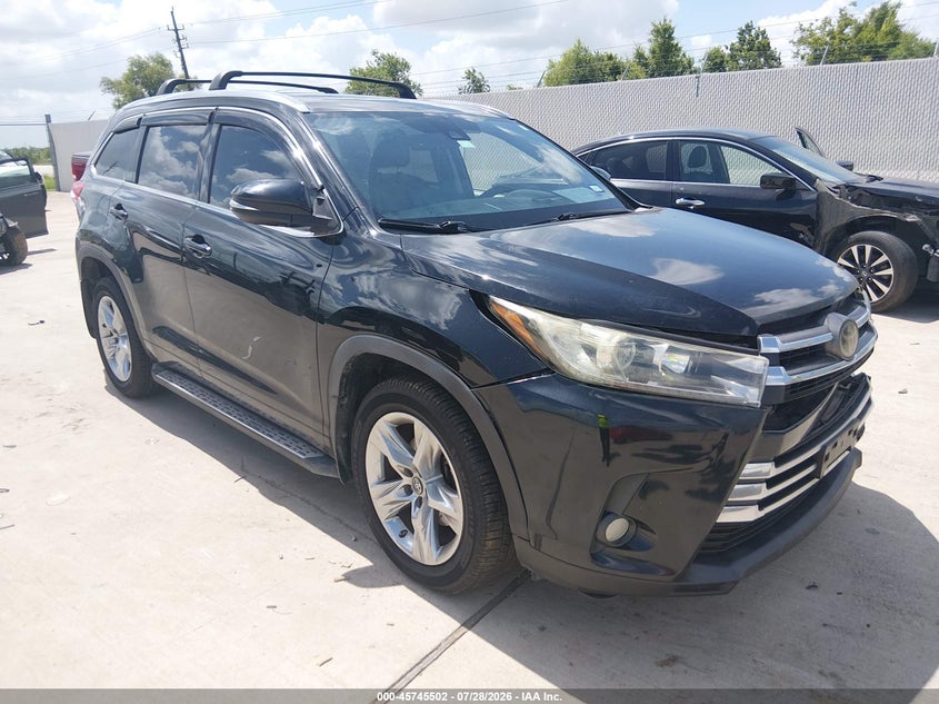 Vin: 5tdyzrfh9js256162, lot: 46244206, toyota highlander limited 2018 img_1