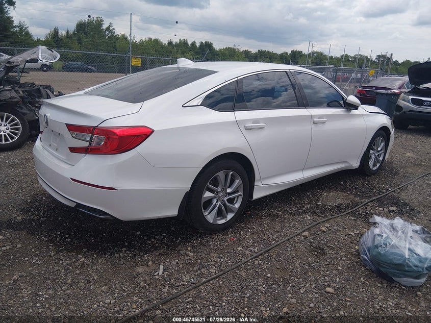 Vin: 1hgcv1f15ja004837, lot: 46244225, honda accord lx 20184