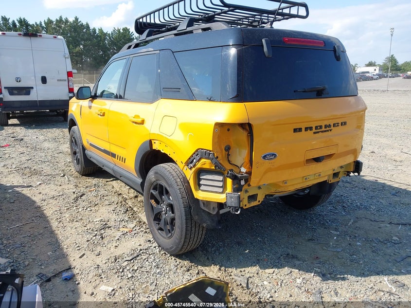 Vin: 3fmcr9f93mra50244, lot: 46244244, ford bronco sport first edition 20213