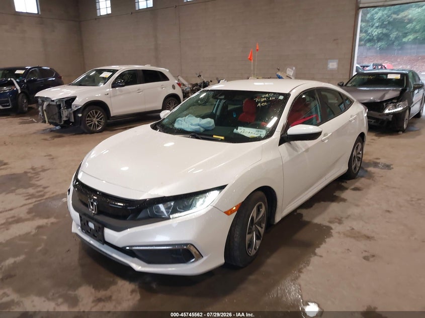 Vin: 2hgfc2f66kh576412, lot: 46244266, honda civic lx 20192