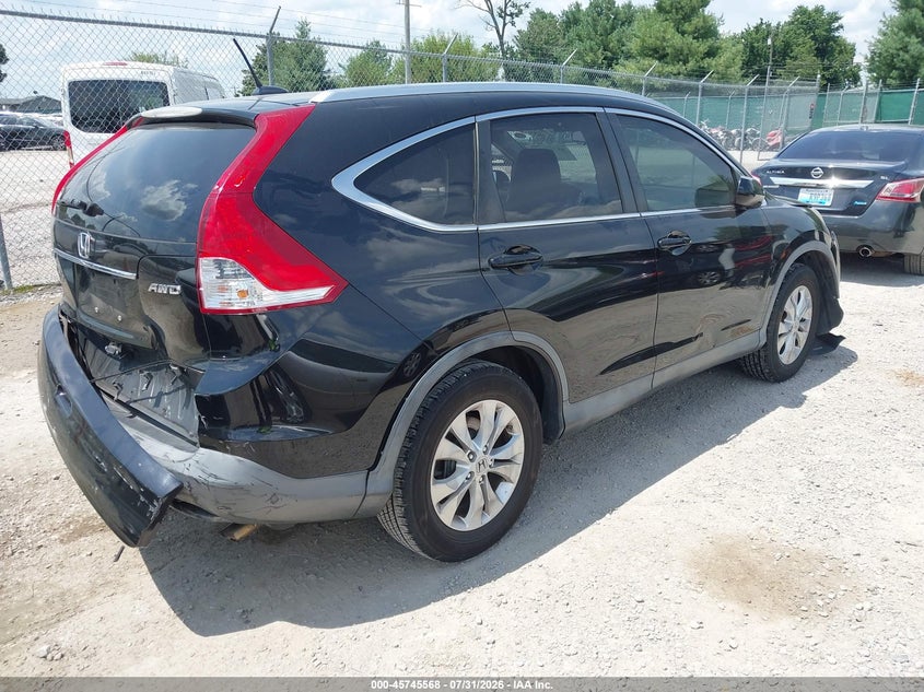 Vin: jhlrm4h74cc018348, lot: 46244272, honda cr-v ex-l 20124