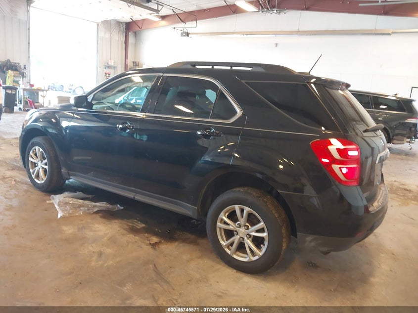 Vin: 2gnalcek9g6108584, lot: 46244275, chevrolet equinox lt 20163