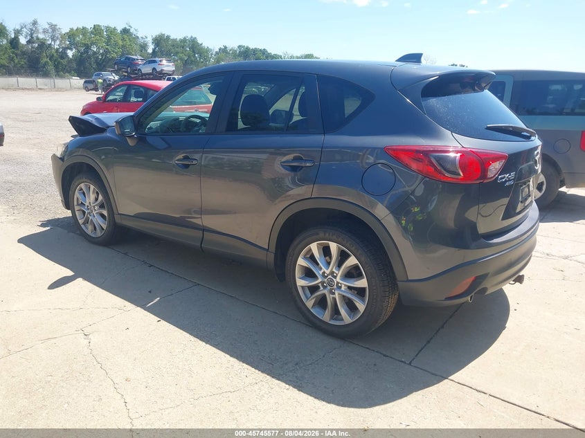 Vin: jm3ke4dy4f0469013, lot: 46244281, mazda cx-5 grand touring 20153