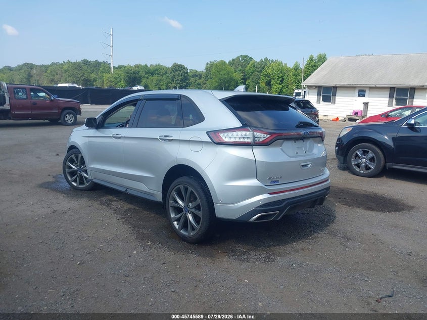 Vin: 2fmpk4ap9jbc58346, lot: 46244293, ford edge sport 20183