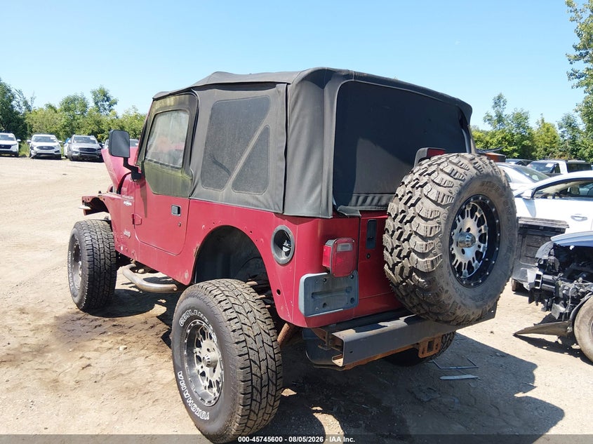 1998 JEEP WRANGLER auction photo 3